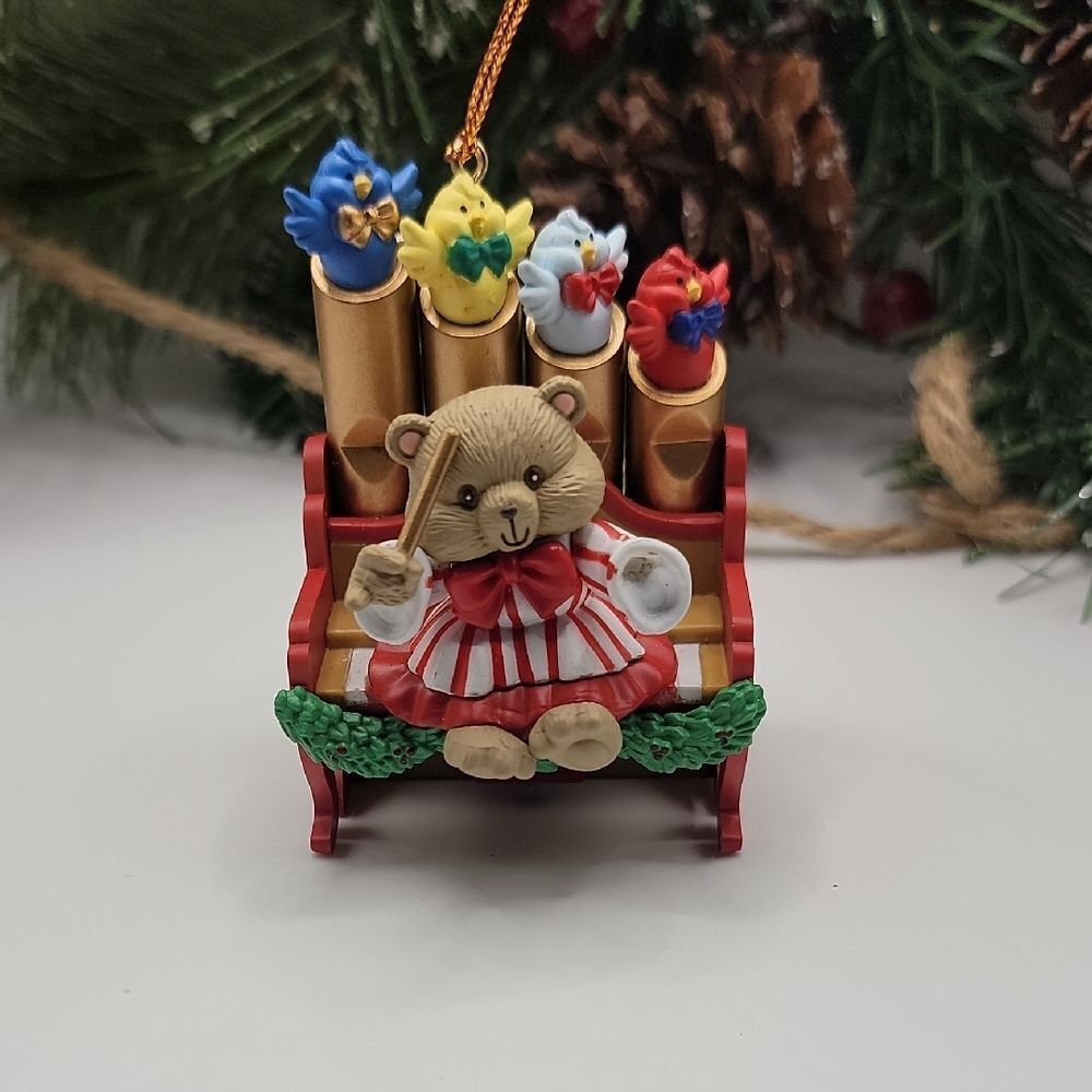 Traditions Westmar 90s Vintage Christmas Tree Ornament Teddy Bear Choir
